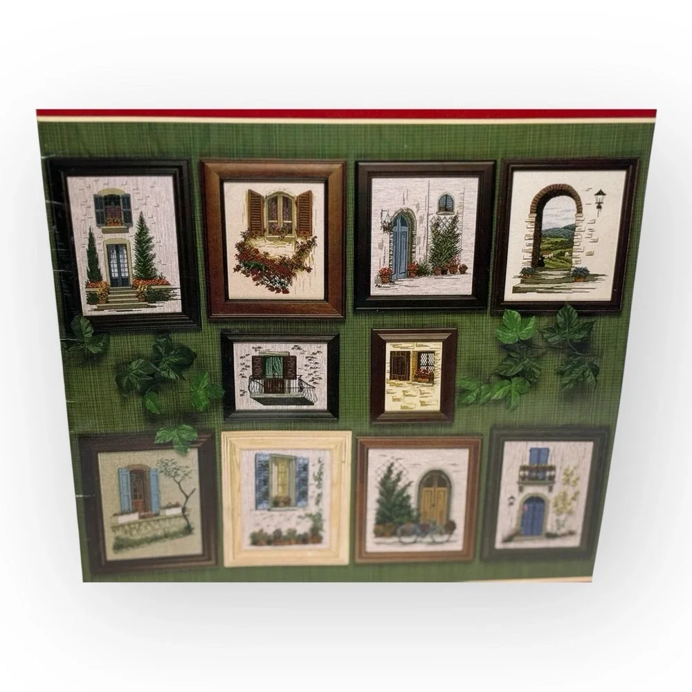 1999 Jeanette Crews Designs #184 Details Cross Stitch Booklet Windows Doors